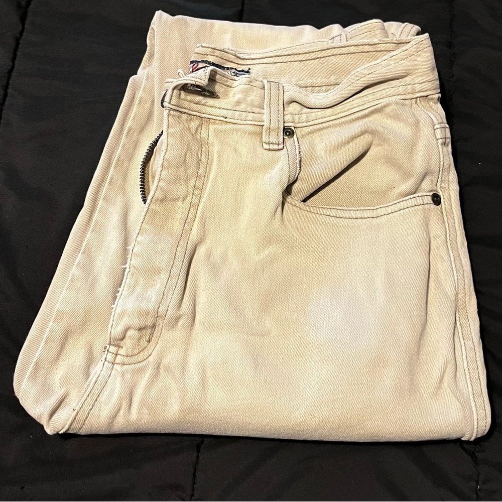 Gloria Vanderbilt Women's Cream Straight Leg Jeans